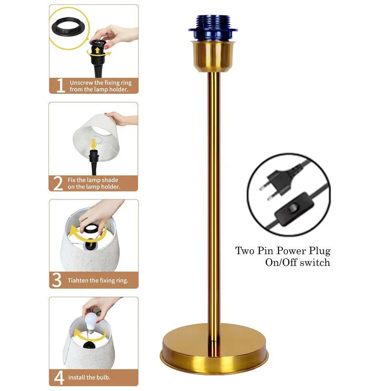 GlowSphere Contemporary Metal Table Lamp - Black media 5