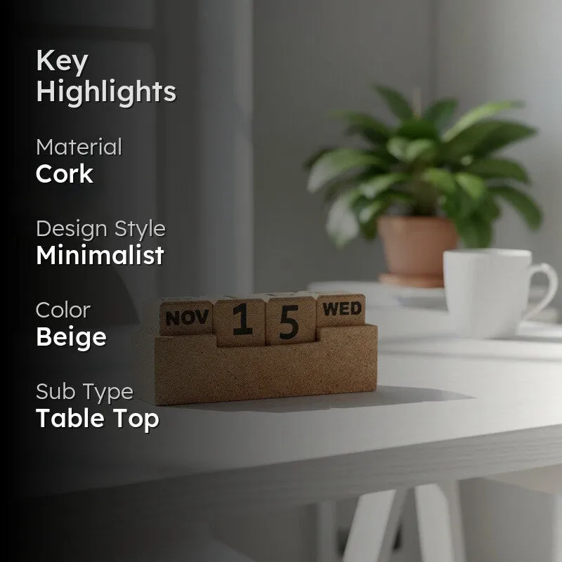 Artisan Desk Calendar Showpiece media 2