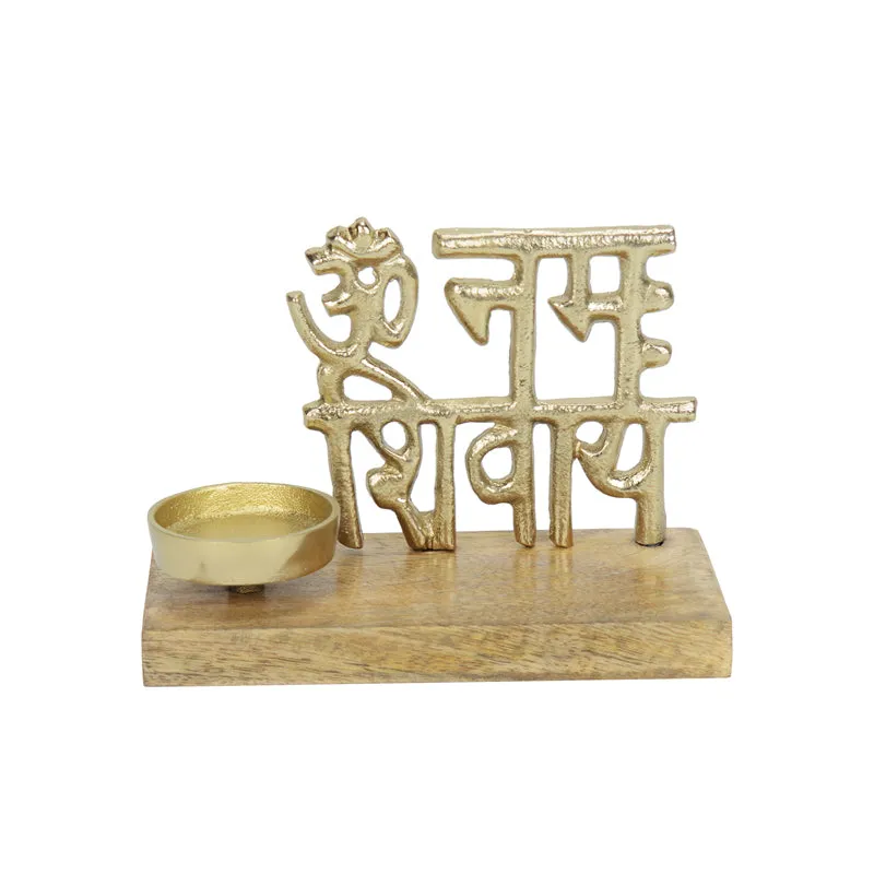 Nama Shivaya Festive Tealight Candle media 3