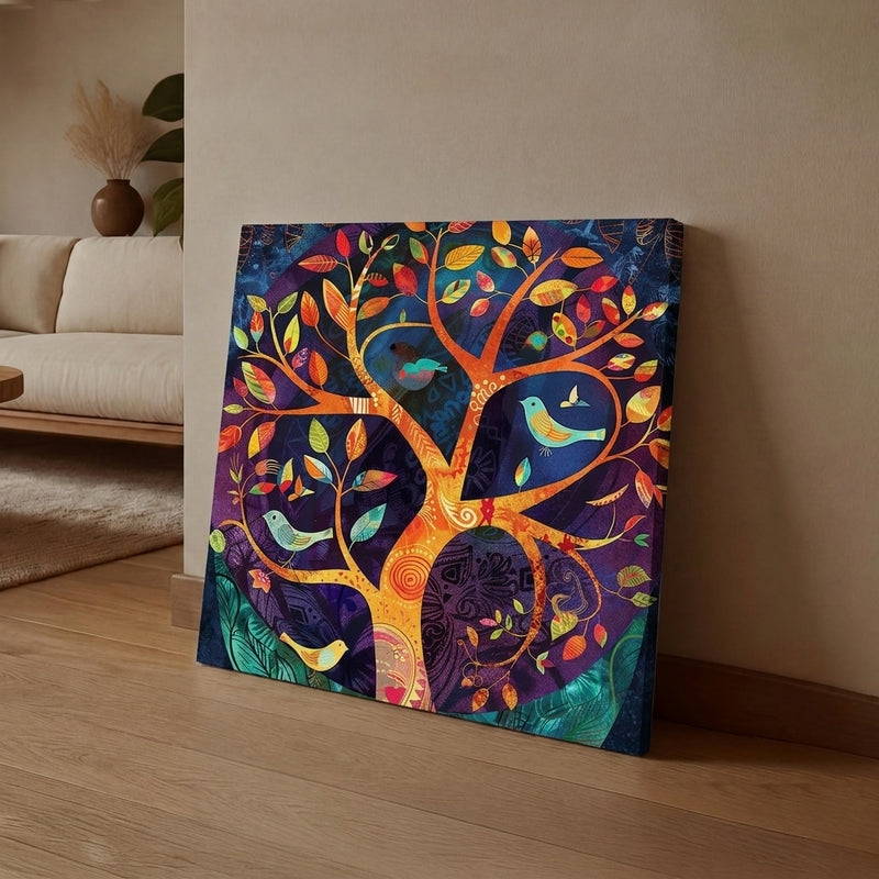 Psychedelic Trees Wall Art
