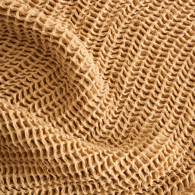 Fibrance Cotton Throw - Beige media 5