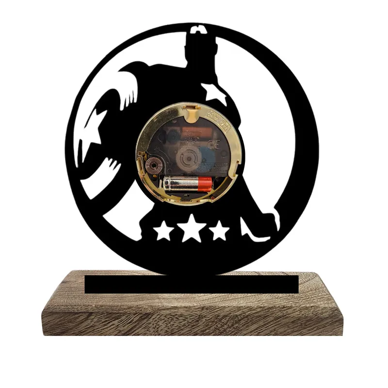 Captain America Analog Table Clock media 3