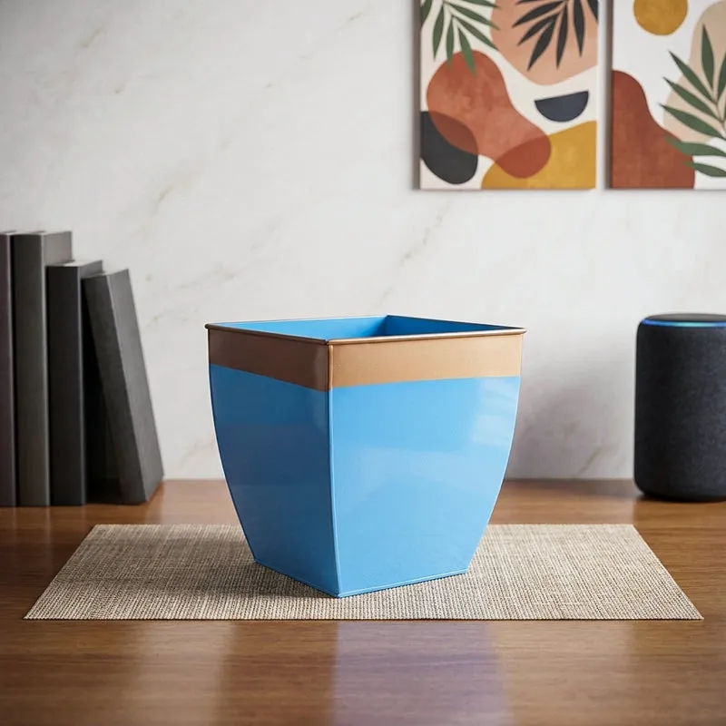 Yula Goldo Planter (Blue) - Set Of Two media 1