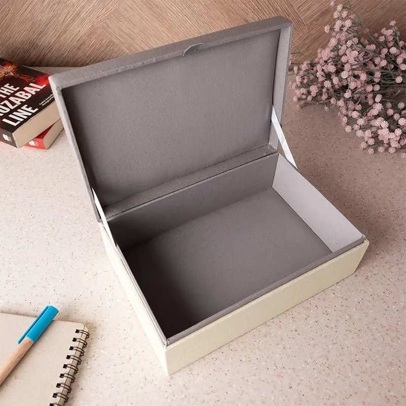 Elleie Elephant Collection Fabric Storage Organizer Box media 3