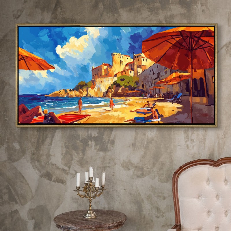 Marisol Canvas Wall Painting With Frame