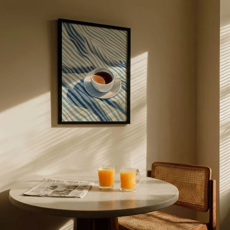 Coffee Couture Archival Canvas Wall Art - Black media 5