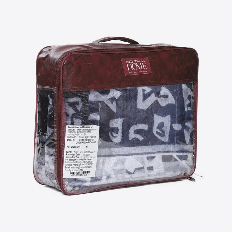 Monte Carlo Midnight Mosaic Blanket - 540 GSM media 7