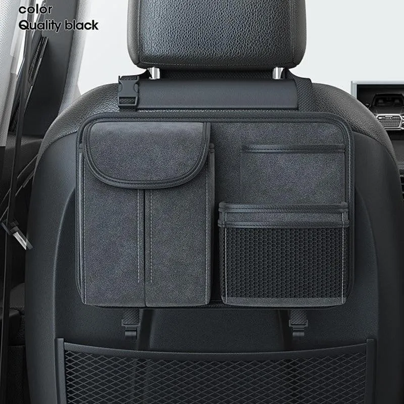 Seat Neat Oxford Fabric Car Seat Organizer - Black media 3