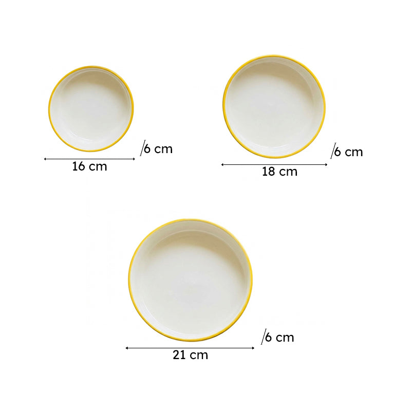 Myro Flat Bowl - Set Of Three image 6