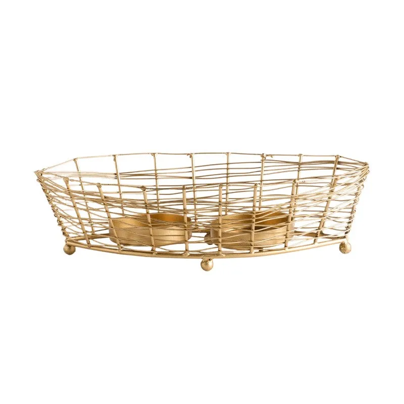 Golden Nouka Tealight Candle Holder media 6