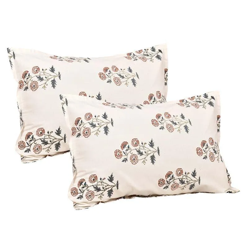 Tamiksha Printed Cotton Bedsheet (Brown) - 160 TC media 4