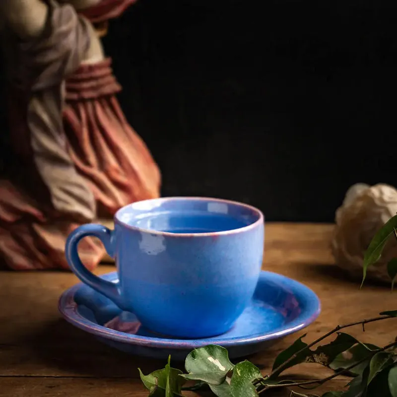 Periela Handmade Cup & Saucer - 240 ML media 3
