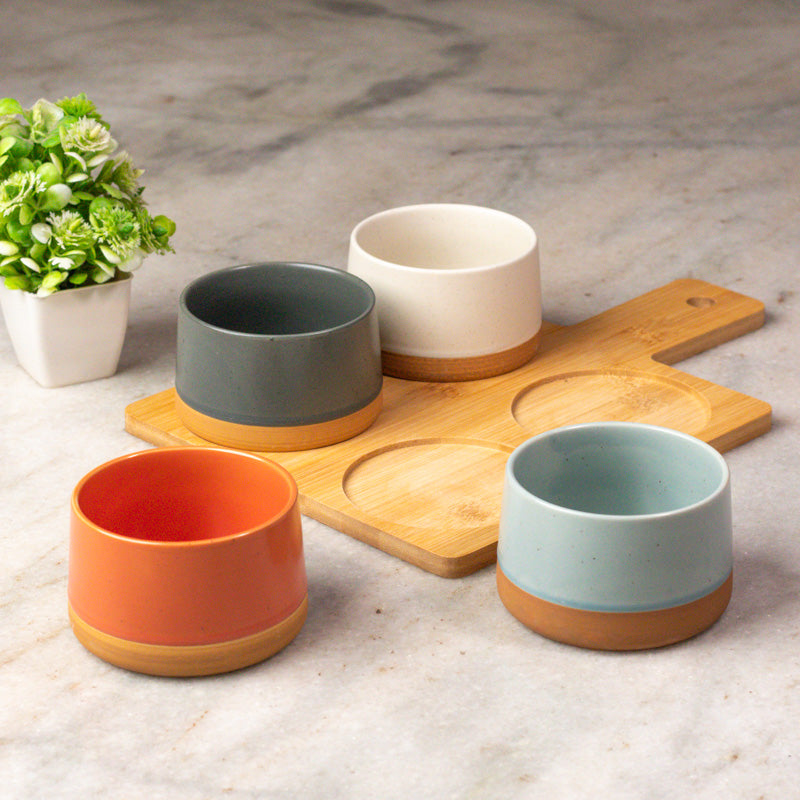 Cerulean Charm Dry Fruit Container - Set Of Five
