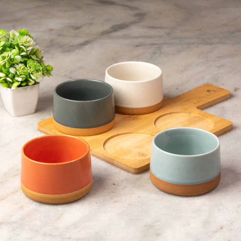 Cerulean Charm Dry Fruit Container - Set Of Five media 1
