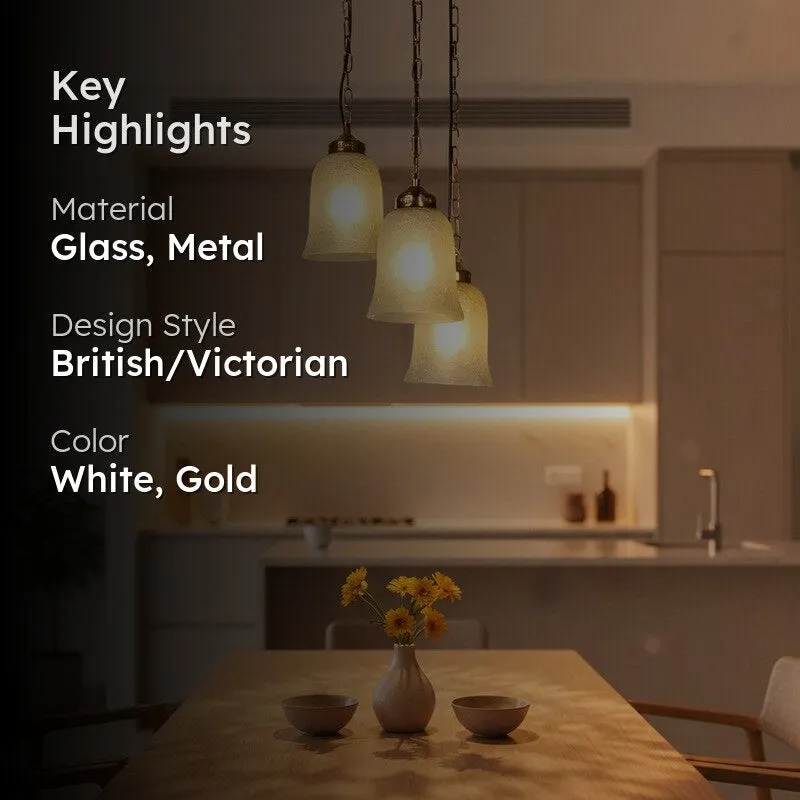 Coloraura Glow Glass Ceiling Lamp - White media 2