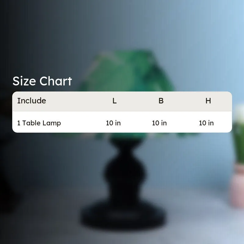 Kaizen Prima Printed Mango Wood Table Lamp - Green,Black,White media 5