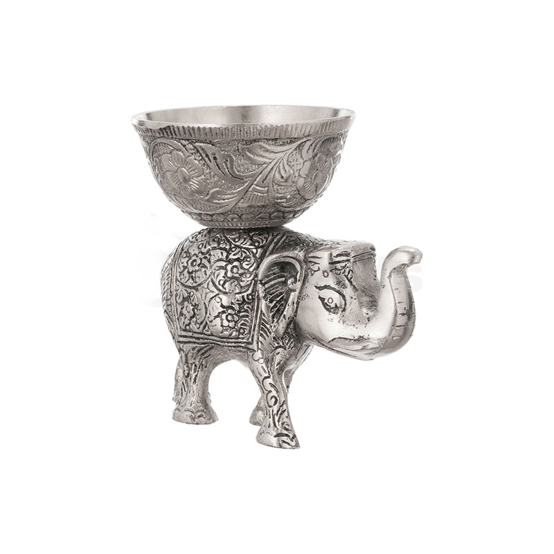 Ornate Haathi Accent Bowl media 6