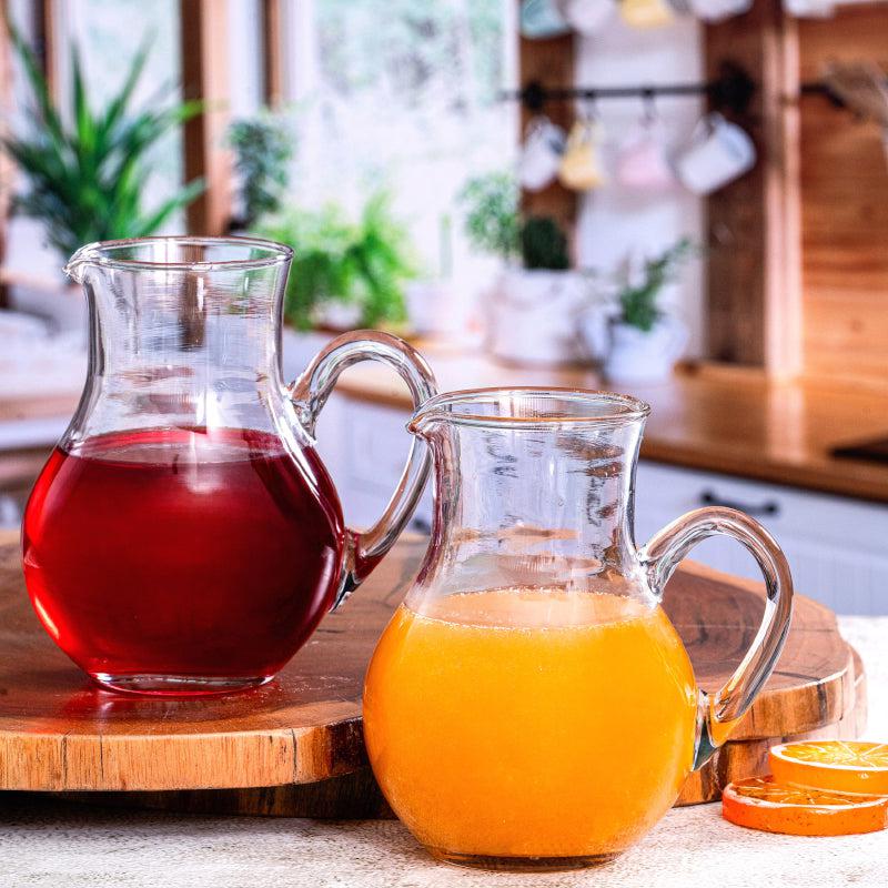 Piero Pour Glass Jug (500 ML) - Set Of Two