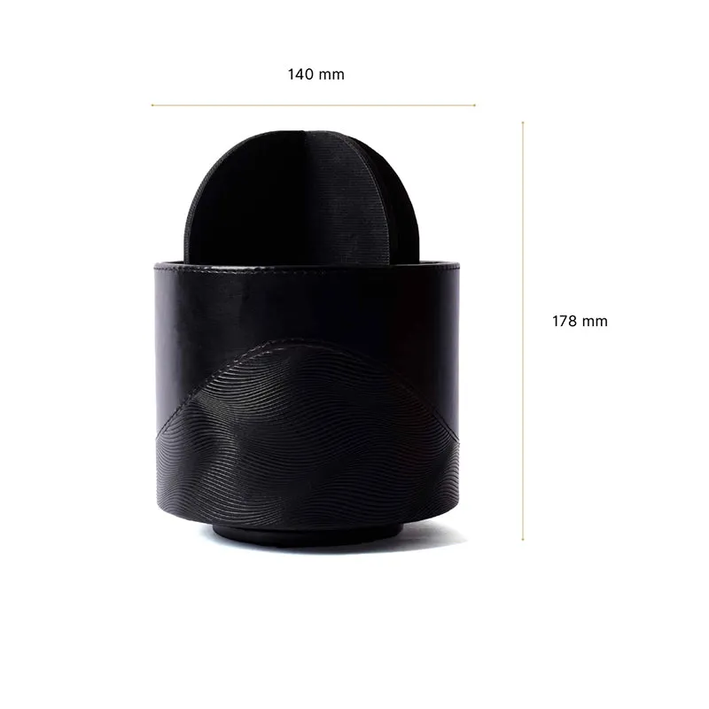 Veltrix Faux Leather Pen Stand - Black media 9