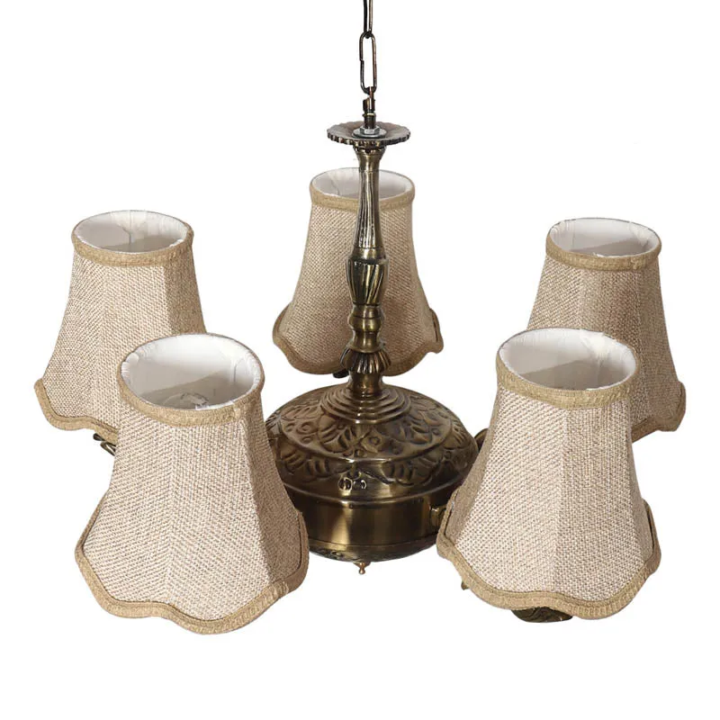 Vetro Conical Golden Antique Ceiling Lamp media 3
