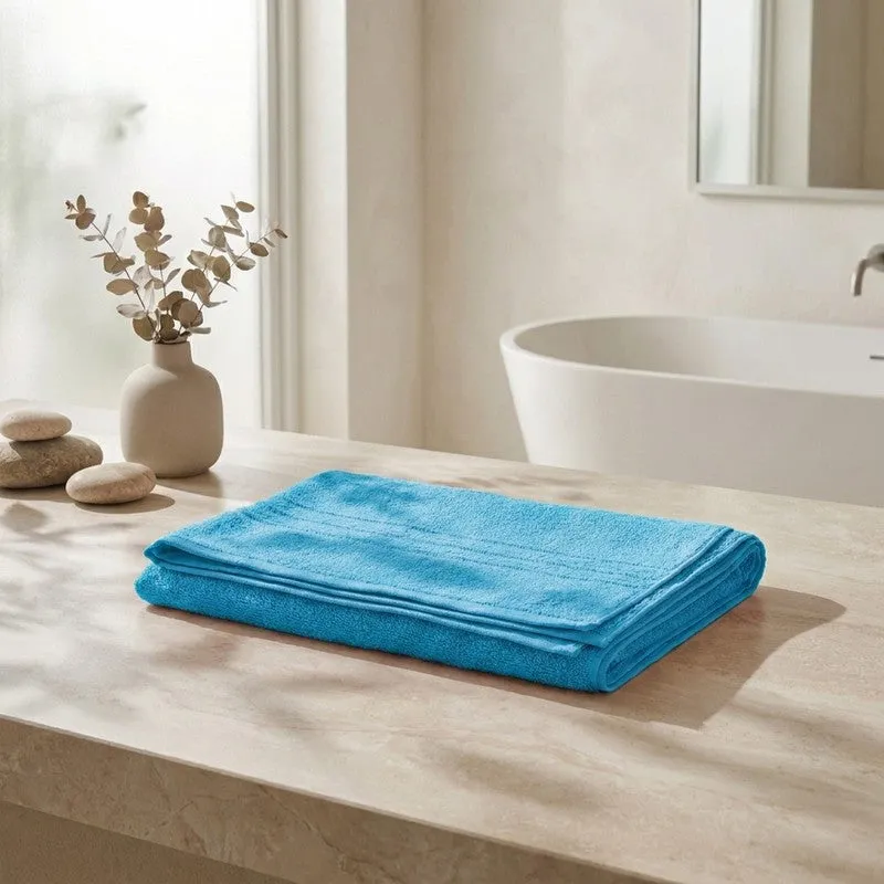 Monte Carlo Dry Nest Pure Cotton Bath Towel - Sky Blue media 1
