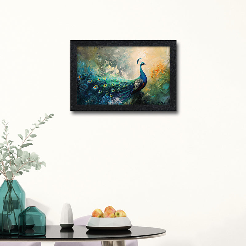 Majesty Of Mayura Wall Painting