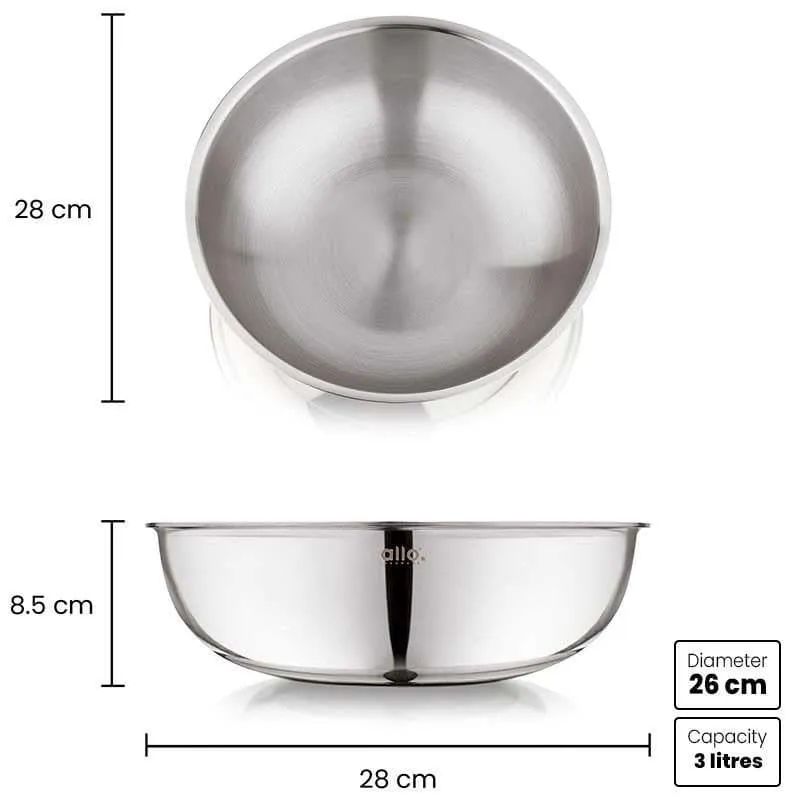 Tobie Stainless Steel Mixing Bowl - 3000 mL media 5