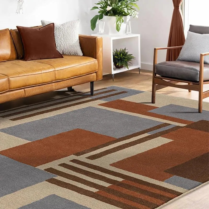 Melantho Hand Tufted Geometric Wool & Nylon Carpet - Grey media 3