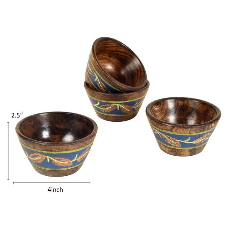Iniya Wooden Bowl - Set Of Four media 6