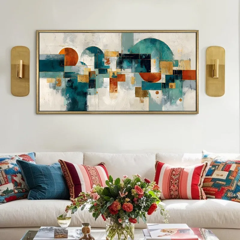 Manorline Blocks Canvas Wall Art media 1