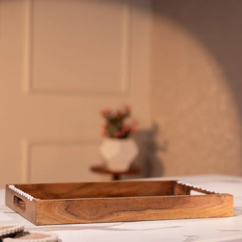 PureGrain Rectangular Wood Serving Trays media 5