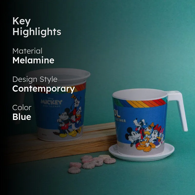 Servewell Mickey Melamine Coffee Mug (320 mL Each) - Set of Two media 2