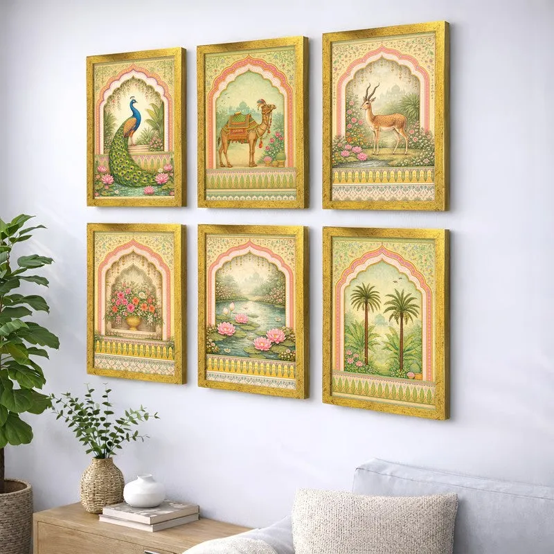The Archway Chronicles Paper Wall Paintings - Set Of Six media 3