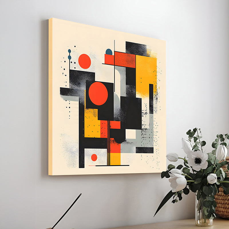 Abstract Geometric Canvas Wall Art media 3