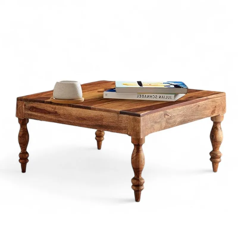 Oervon Sheesham Wooden Center Table - Dark Brown media 6