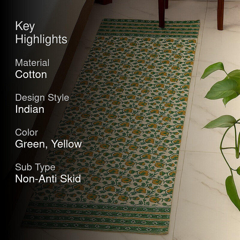 Garden Glow Cotton Runner Rug media 2