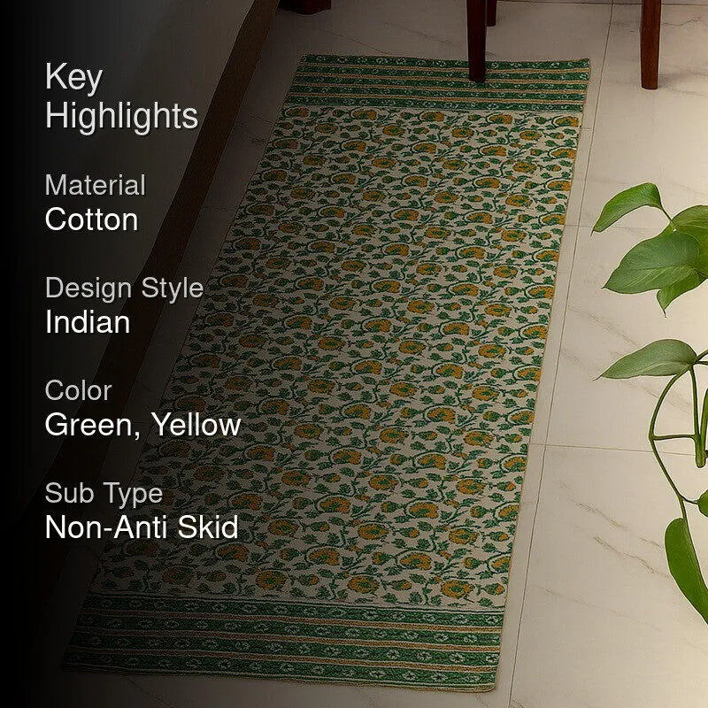 Garden Glow Cotton Runner Rug media 2