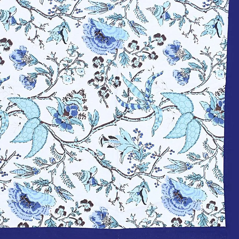 Muhina Rectangular Table Cover (Blue) - Four Seater media 3