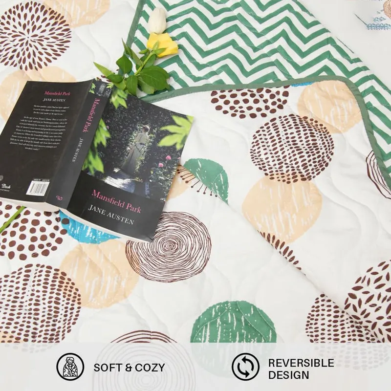 Urban Space Turkey Reversible Dohar (Green) - 120 GSM media 5