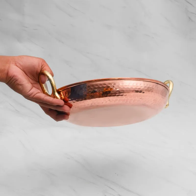 Montaro Glossy Copper Kadhai - 3500 mL media 4