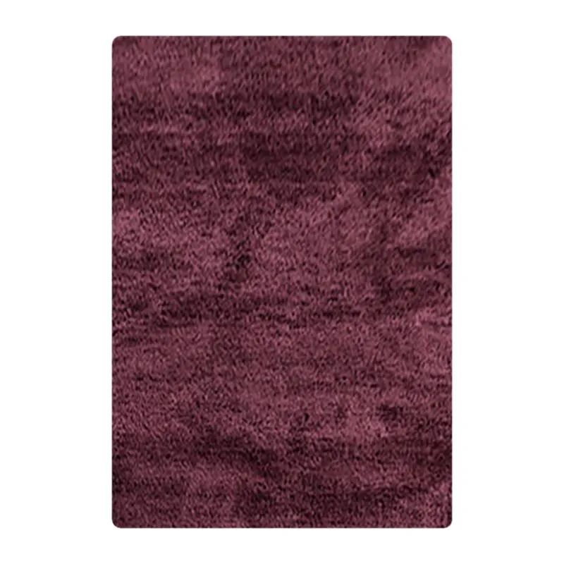Nuo Luxe Micro Fiber Area Rug - Wine media 5