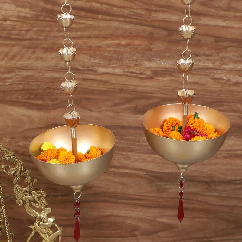 Pradni Hanging Urli - Set Of Two media 1
