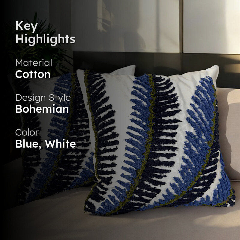 Dream Weft Tufted Cushion Cover Set - Set Of Two media 2