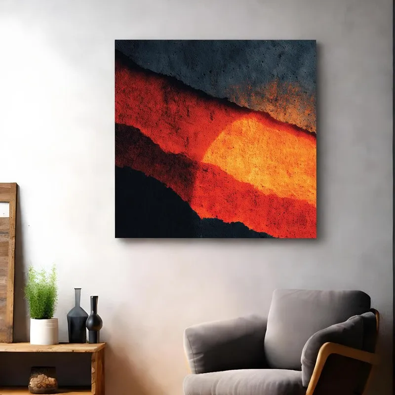 The Lava Lines Canvas Wall Art media 8