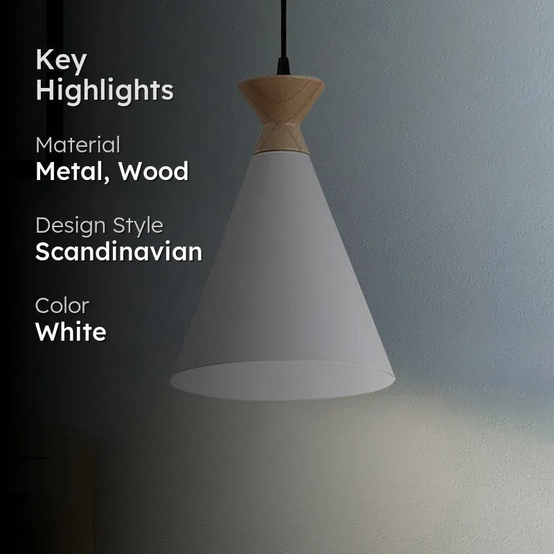Laira Metal Ceiling Lamp - White media 2