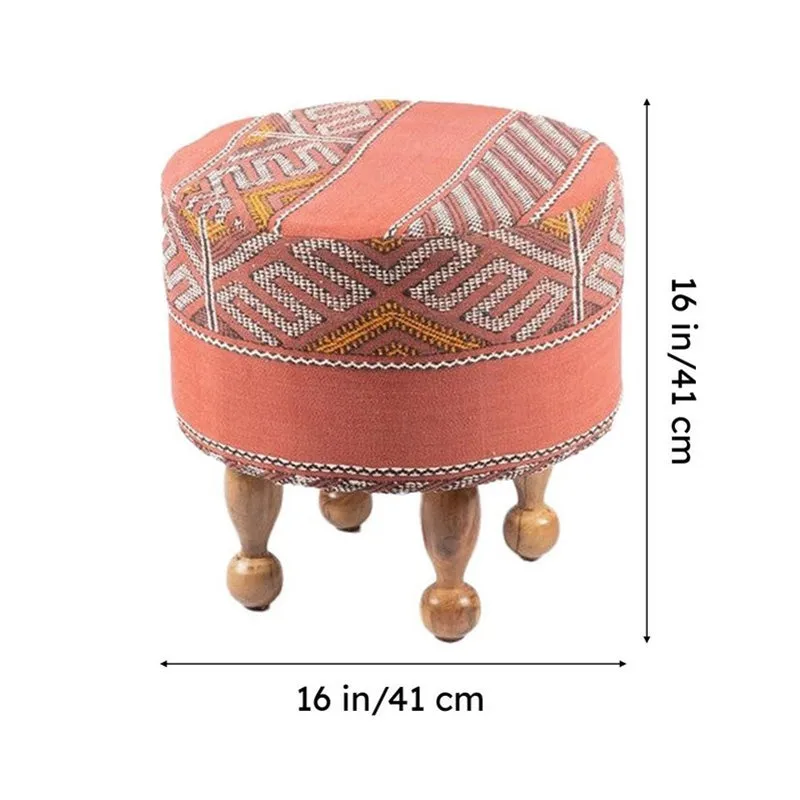 Hverix Acacia Wooden Ottomans media 11