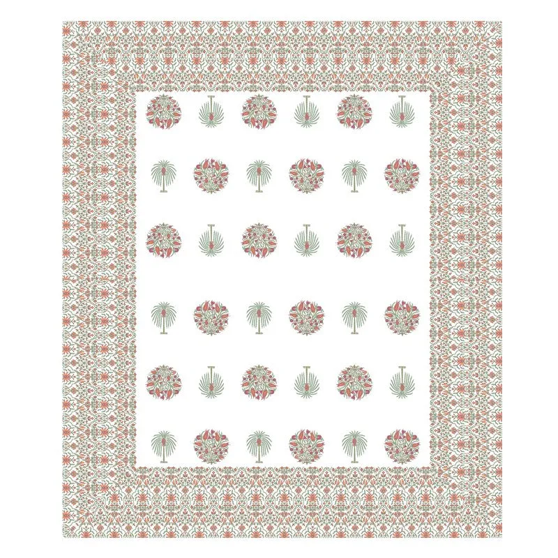 Royal Weave Cotton Bedsheet (Red,White) - 120 TC media 4