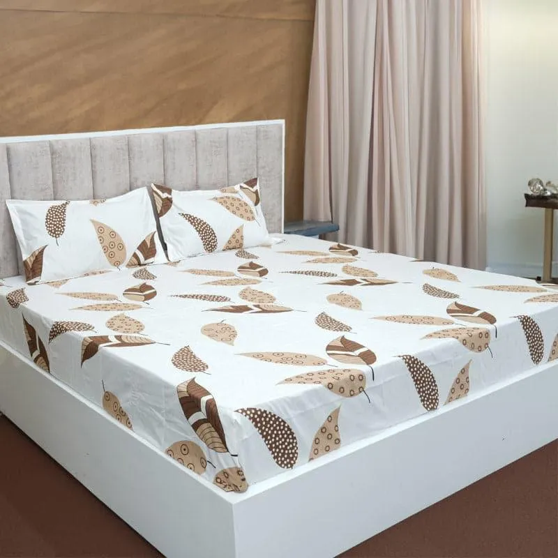 Leafie Stemsy Bedsheet - 140 GSM media 3