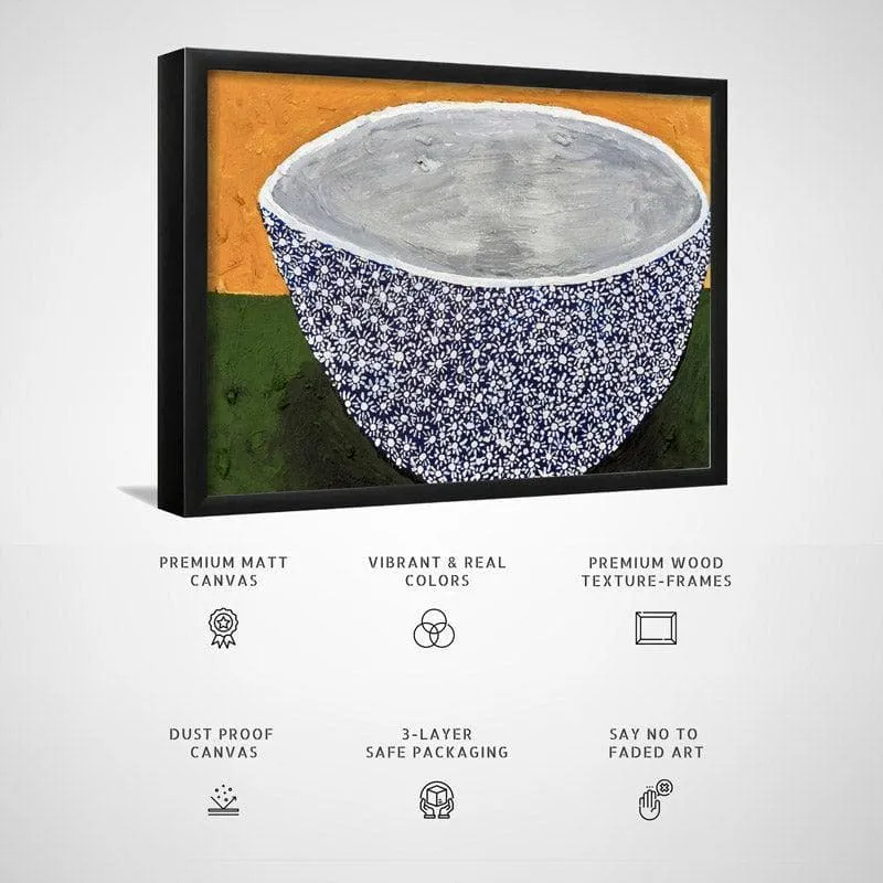 Murrae's Bowl Canvas Wall Painting - Black Frame media 5