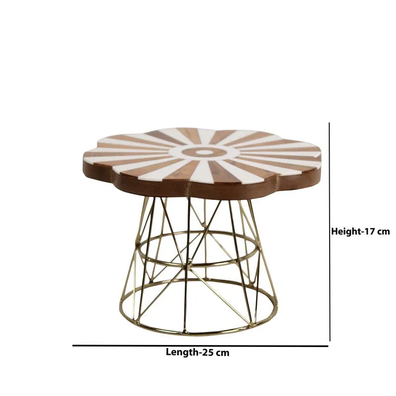 Naked Bloom Decorative Cake Stand - Gold media 5